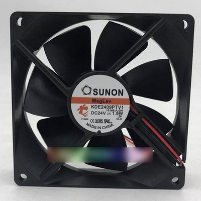 New SUNON KDE2409PTV1 Inverter cooling fan dc24V 1.9W 0.08A 92*92*25MM 2pin