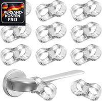 TüRklinkenpuffer 10Er Set Transparent TüRstopper Klinke Wandschutz FüR TüRschutz