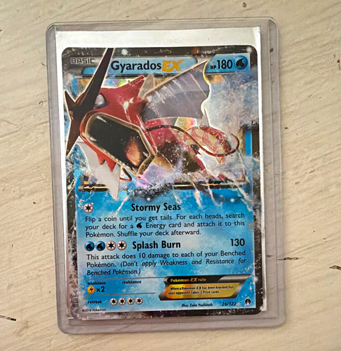 Pokemon TCG Gyarados EX 26/122 Breakpoint Ultra Rare Holo English 2016 180HP