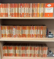 150 Orange Penguin Vintage Books 1940s Ideal For Decoration Job Lot ID4553