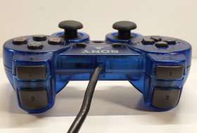 Sony PlayStation 2 [SCPH-10010] PS2 Ocean Blue Clear OEM Authentic Controller