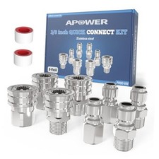 Pressure Washer Quick Connect Kit, 3/8" Male Female Quick Disconnect Kit for