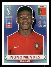 2022 Panini World Cup Stickers #POR7 Nuno Mendes - SCR