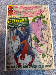 The Amazing Spider Man Issue 6 1964 First Appearance of The Lizard