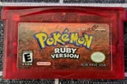 (DRY BATTERY) GBA Pokémon Ruby Version 2003 AUTHENTIC/TESTED AND WORKING