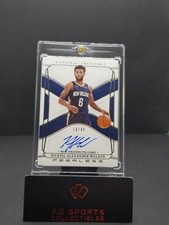 2021-22 National Treasures Nickeil Alexander-Walker /49 Peerless Auto sp MINTY