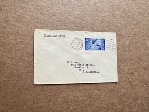 Great Britain 1948 FDC +KGVI Silver Wedding #SG493 +Typed FDC Cachet +London SWI