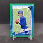 Jaxson Dart 2025 Panini Donruss Rated Rookie Press Proof Green RC #400 Giants