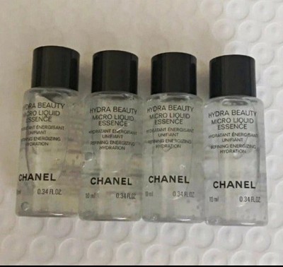 4x CHANEL Hydra Beauty Micro Liquid Essence Refining Energizing Hydration NEW