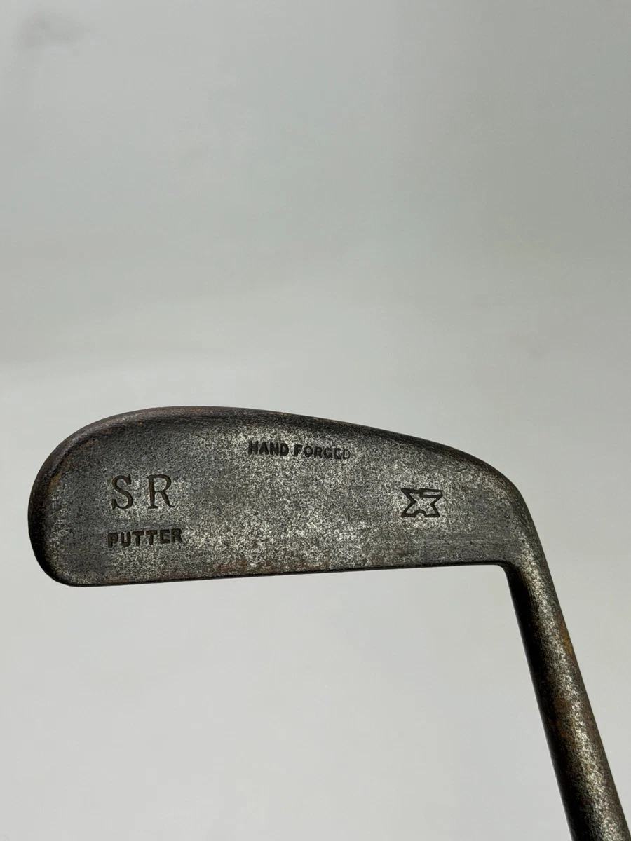 Putter Vintage Pyramidal Halley - Hickory Maxwell, Londres, Angleterre - Golf Ancien