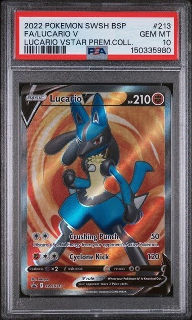 Pokmon TCG Grade 10 Lucario Individual Collectible Card Game Cards for sale  - eBay