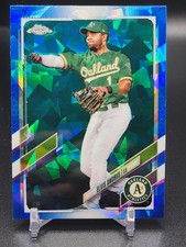 2021 Topps Chrome Sapphire Edition #651 Elvis Andrus Oakland Athletics