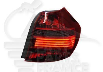 Feu arrière droit fumé LED à intensité lumineuse accrue pour BMW E87 E81 LCI