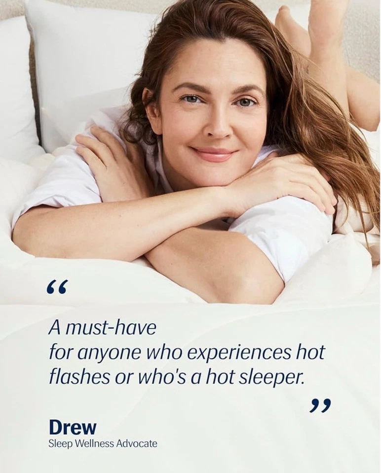 "Edredón de enfriamiento R Evercool manta completa/queen marfil cama caliente 90"" X 90""" Foto 3 de 4