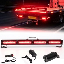 7pin Plug Wireless Tow Trailer Light Bar Red Flashing Rechargeable Truck Warning 7pin Plug Wireless Tow Trailer Light Bar Red Flashing Rechargeable Truck Warning