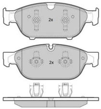 Remax FBP-1852 brake pad set, disc brake for Audi