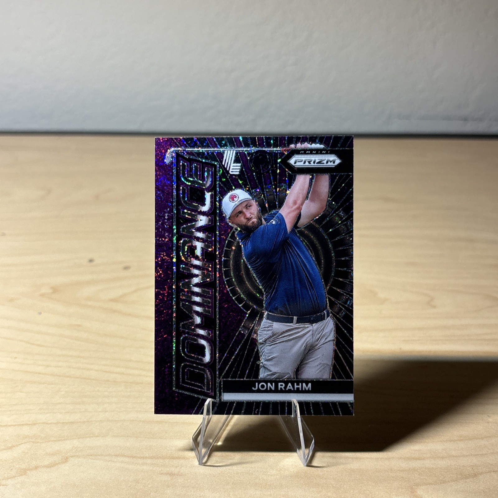 Jon Rahm 2024 Panini Prizm LIV Golf Dominance Purple Pulsar #10 Legions Card