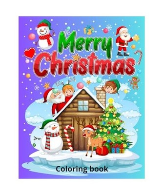 Merry Christmas Coloring book: XMAS Book Ages 2+ | Activity, BIG, Easy to Color,