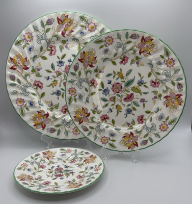 Minton Haddon Hall Plates for 3 Tier Cake Stand Vintage ~ Just needs hardware