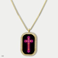 Stunning Colorful Jesus Christ Crucifix Cross Fashion Pendant Necklace Chain Pri