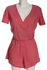 ZARA TRAFALUC Tuta corta Donna Pantalone Taglia IT 42 rosso-bianco stile casual