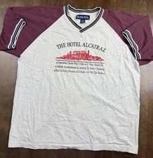 Vintage 90s BUM Equipment Hotel Alcatraz T Shirt Men’s Size XL Made In USA