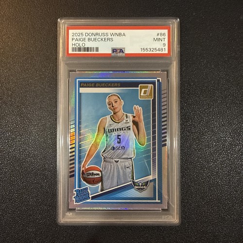 2025 Panini Donruss WNBA Paige Bueckers RC #86 Rookie card HOLO PSA Grade 9 MINT