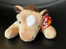 BNWT Tagged Retired Ty Beanie Baby Plush Derby Horse Diamond Fluffy Mane NEW
