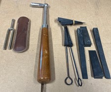 Piano Tuning Wrench With Tuning Fork And Mutes