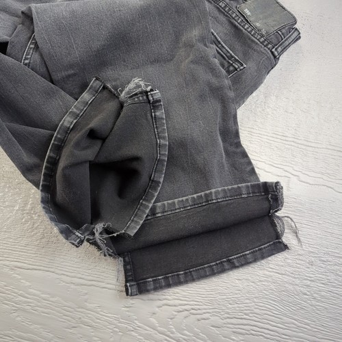 Levi's 559 Mens Jeans Sz 40x30 Relaxed Straight Fit Gray Stretch Denim CUT CUFFS - Picture 4 of 11