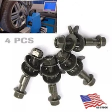 4Pcs 14mm Auto Car Four Wheel Alignment Cam Bolts Adjustable Camber Bolts Steel