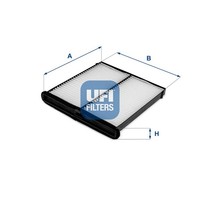 UFI Innenraumfilter 53.330.00 Partikelfilter FüR KE BN Mazda CX GJ BM GL KF GH