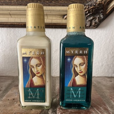 Rare Vintage Arran Aromatics Myrrh Body Balm & Foaming Bath Set - New Old Stock
