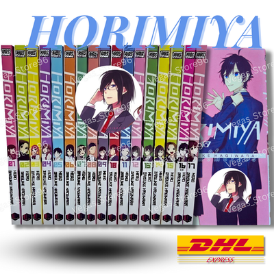Horimiya Manga Volume 1-17 Full Set English Version Comic Books By