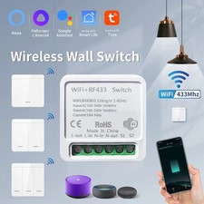 Tuya Smart Wifi Switch for Lighting RF 433Mhz Wireless Switch Smart Life APP 