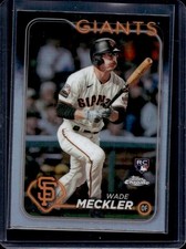 Wade Meckler 2024 Topps Chrome #22 Rookie Refractor