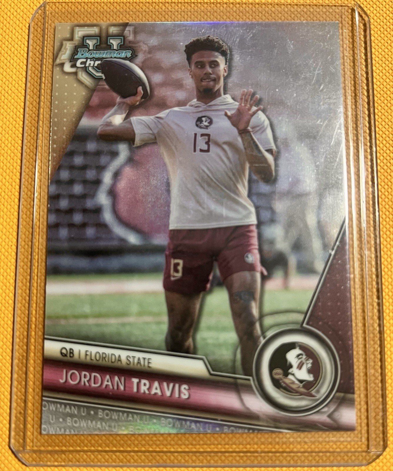 2023 Bowman University Chrome - Image Variation Jordan Travis #35 (RC)