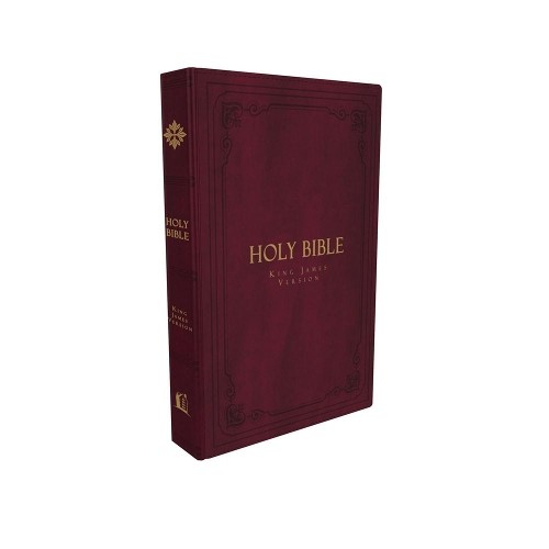 KJV Holy Bible: Large Print Thinline, Burgundy Leathersoft, R... - 9780785241911