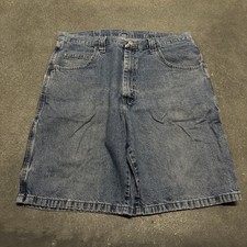 Y2K 2000s Wrangler light wash baggy carpenter jorts size 36 skater