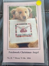 Mosey 'N Me Patchwork Christmas Angel Cross Stitch Pattern Chart No. 22 1994