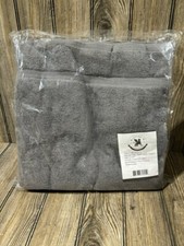 Pack of 12 Charcoal Grey Terry Hand Towels 16"x30"