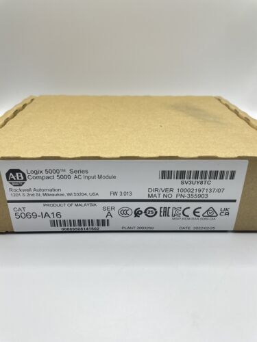 Modulo ingresso Allen-Bradley 5069-IA16 Compact Logix 5000 nuovo in scatola spedizione veloce - Foto 1 di 4