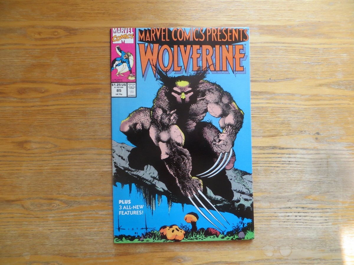 1991 MARVEL COMICS PRESENTS, MCP # 85 WOLVERINE SIGNED FIRST JAE