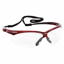 Kleenguard 47378 Safety Glasses, Wraparound Clear Polycarbonate Lens, Anti-Fog