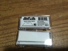 (20) Rock River® 2-1/4" x 0.025" High Carbon Steel Safety Point Utility Blade