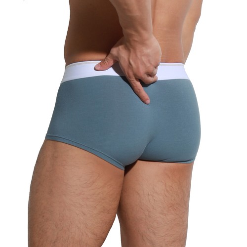 DESMIIT Para Hombre Simple Bolsa en U Calzoncillos Modal Boxer-Breve Elasticidad Ropa Interior - Imagen 12 de 15