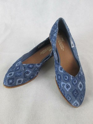 toms women's diamond jutti pointed toe flat