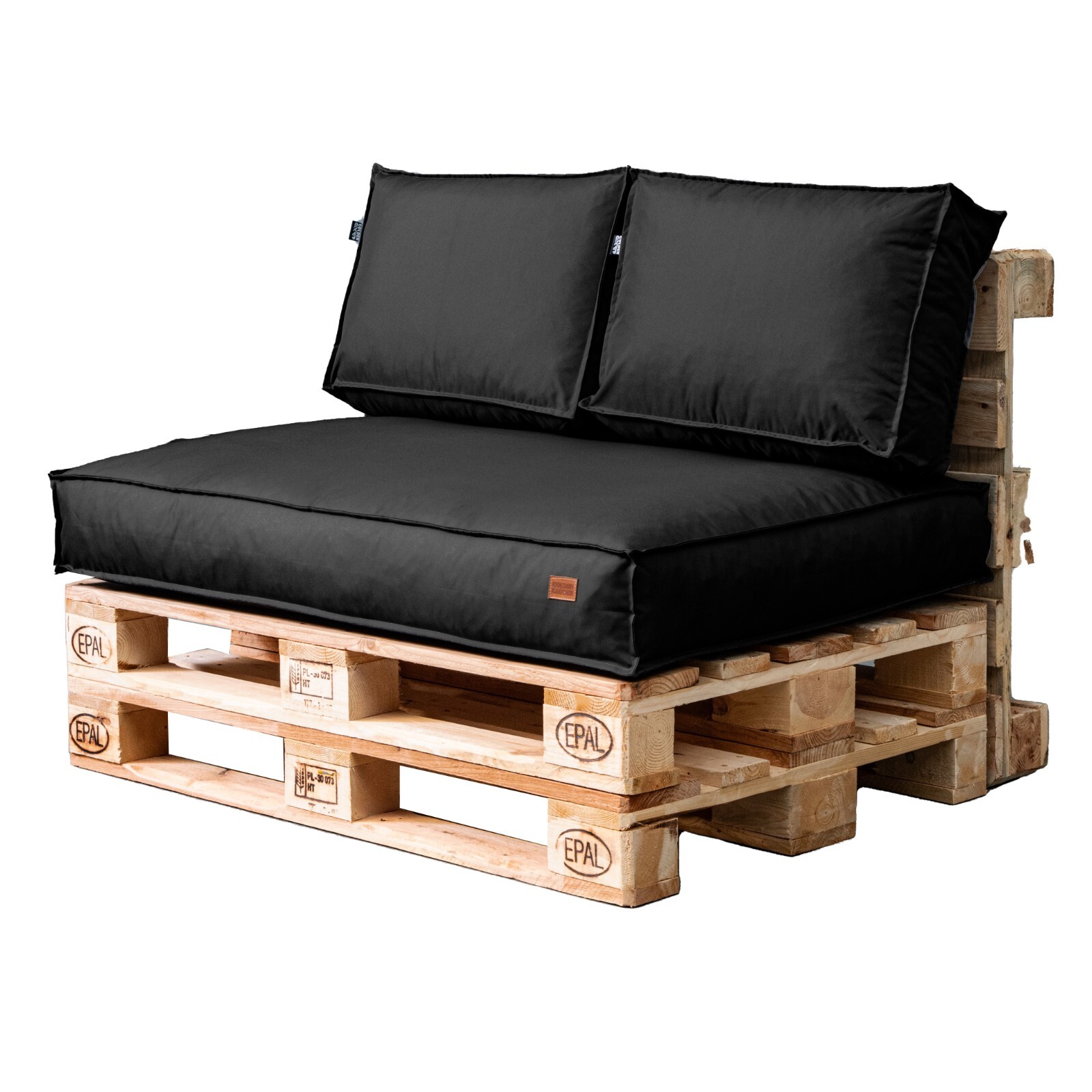 Set cuscini per pallet, coprisedile, euro pallet, 120 x 80, divano da giardino, granuli foto 3