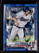 2021 Bowman Chrome Sapphire #BCP-41 Justin Foscue  Sapphire