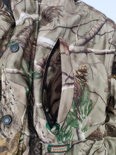 Remington Piumino Giacca Caccia Cappotto Taglia Media Reversibile Oliva Mimetico - Foto 5 di 13